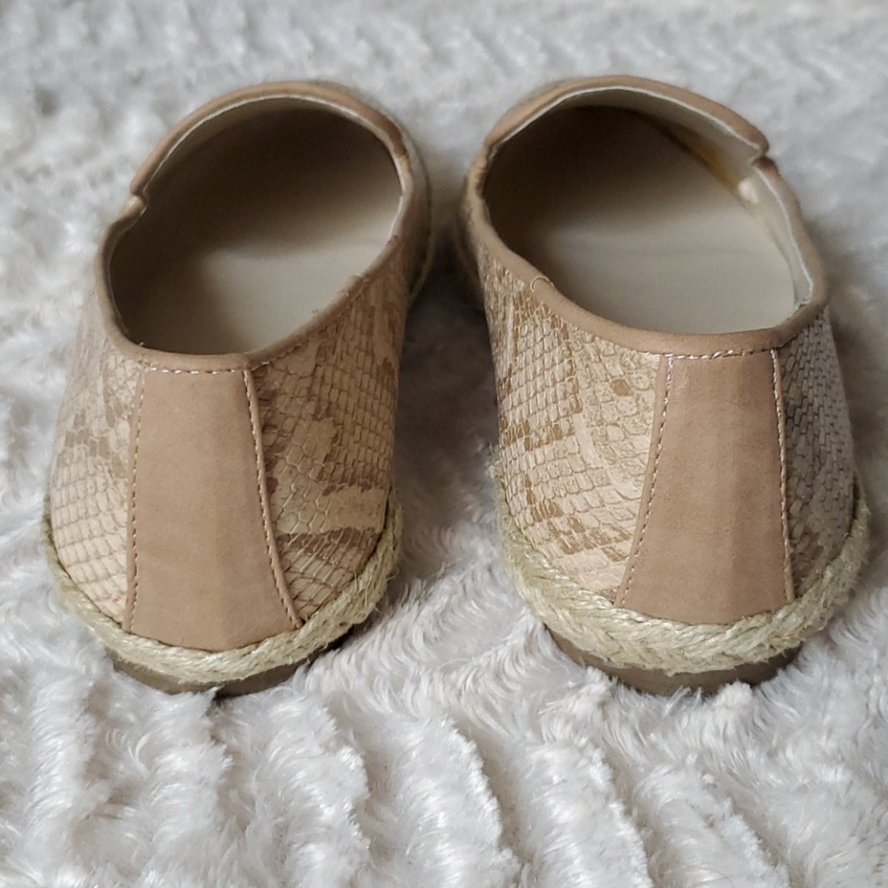 C Label Snakeskin & Burlap Rome-2 Espadrilles - Picture 4 of 6
